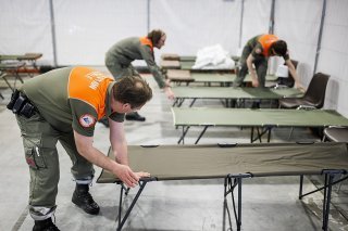 La protection civile aidera notamment à mettre en place des structures d'accueil pour les réfugiés venus d'Ukraine (archives).